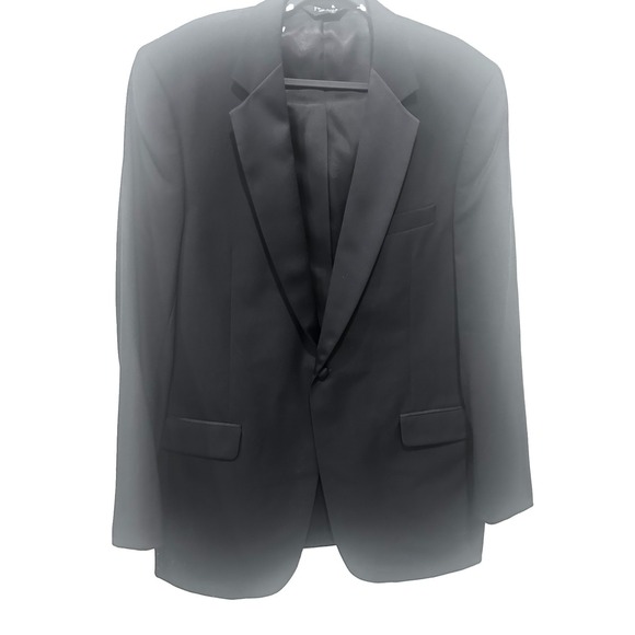 Jos. A. Bank Other - Jos A Bank Black Worsted Wool Tuxedo Jacket‎ Size 44 Xlong Formal Wedding Prom